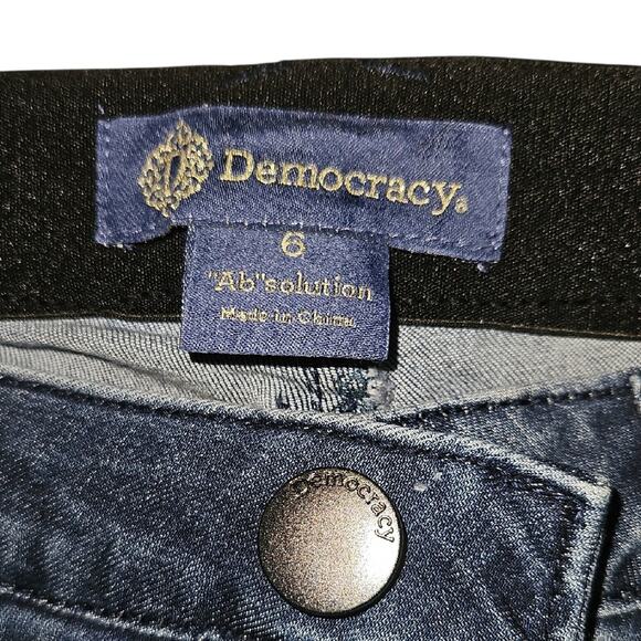 Democracy Dark Blue Ankle Jeans - Picture 3 of 12